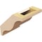 Ekena Millwork 5-inch W x 6-inch D x 6-inch H Funston Rough Cedar Woodgrain TimberThane Knee Brace, Primed BRCUR05X06X06FSTRCPR - alternate 3